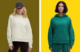 Women's Scuba Oversized Hoodies, Only $69 at lululemon card image