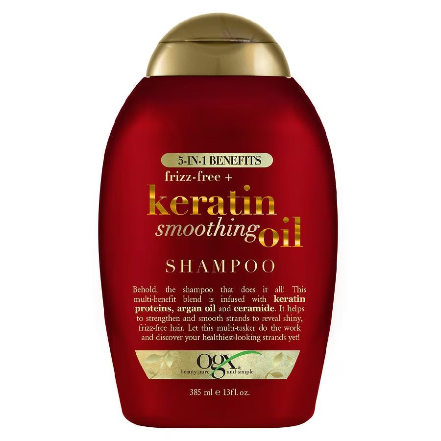 2 OGX Keratin Oil Shampoos