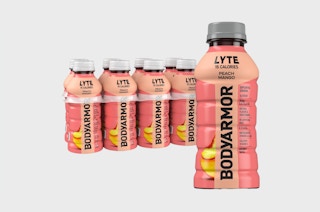 a pack of sports drinks