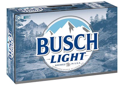 Busch Light or Natural Light Beer
