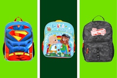 Superman, Cocomelon & Fortnite kids' backpacks 