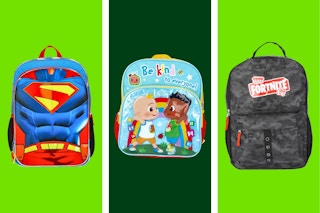 Superman, Cocomelon & Fortnite kids' backpacks 