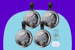 TSIEUSL 2026 New Air Tracker Tags-4 Pack on a blue background.