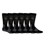 Columbia Men's Crew Socks 6-Pack