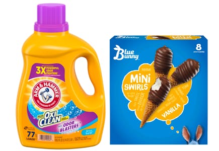 3 Arm & Hammer + 2 Blue Bunny