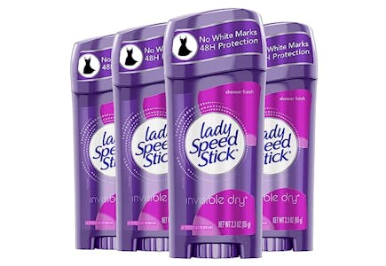 Lady Speed Stick Deodorant 4-Pack