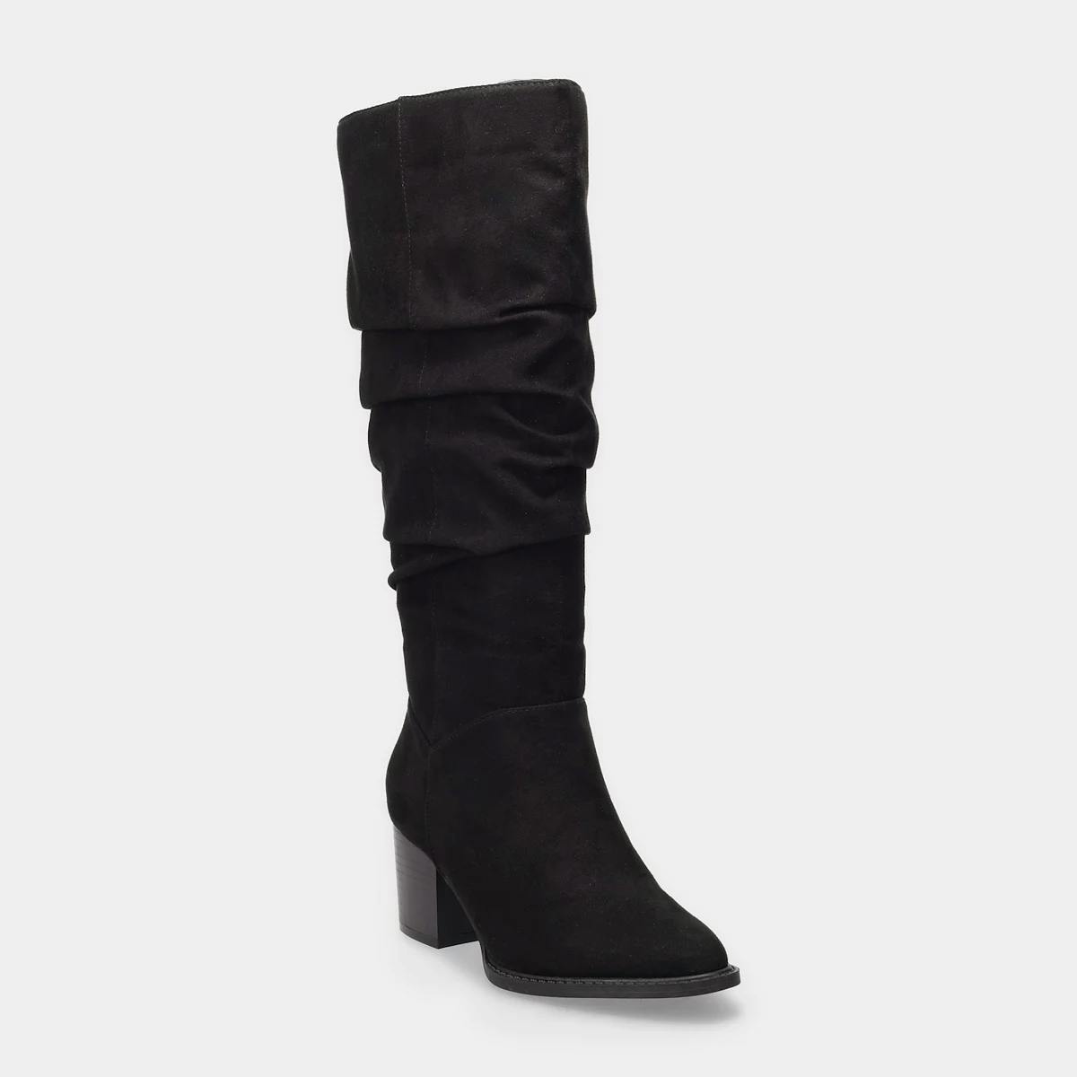 Women's Scrunch Block Heel Boots