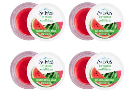 4 St. Ives Lip Scrubs