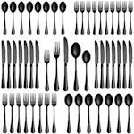 Black Silverware Set