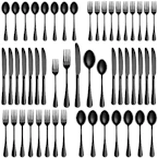 Black Silverware Set