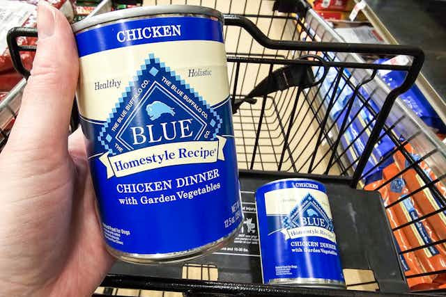 Blue Buffalo Dog Food, as Low as $1.44 at PetSmart or Petco — Up to 64% Off card image