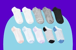 Get 10 Pairs of Women's Socks for $6.46 at Target card image