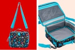 2 stock images of the Bentgo Lunch Bag in the Dino print