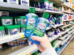 Cascade Rinse Aid, $2.74 at Walmart (Reg. $4.74) card image