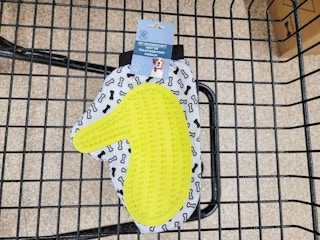 pet grooming mitt