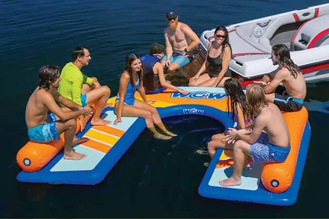 Will Sell Out — Cosmo Island Fun Dock, $199.91 at Sam's Club (Reg. $499) card image