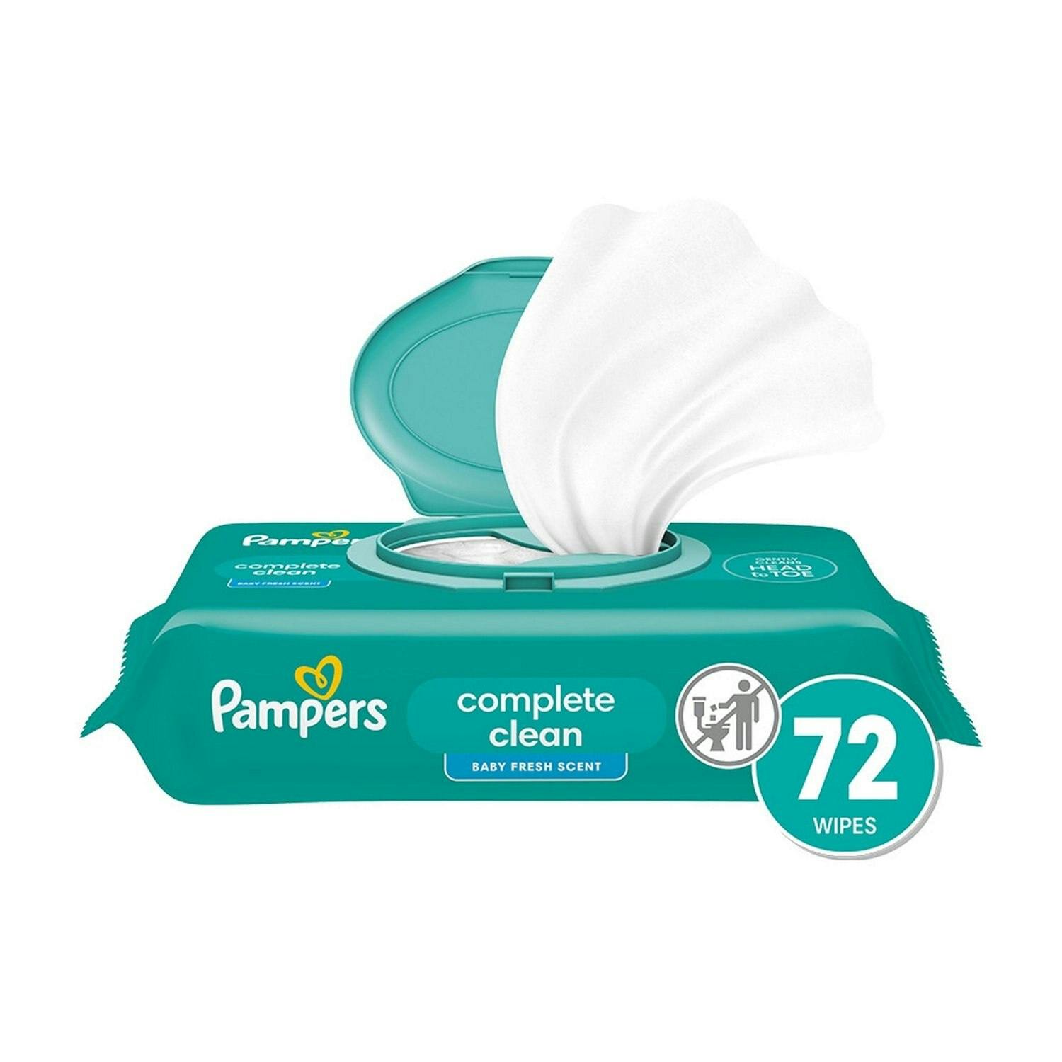2 Pampers Baby Fresh Wipe Packs