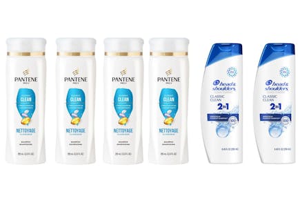 6 P&G Haircare Products