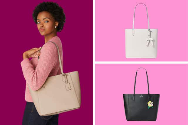 Kate Spade Leather Totes, Only $94 Shipped (Reg. $359) card image