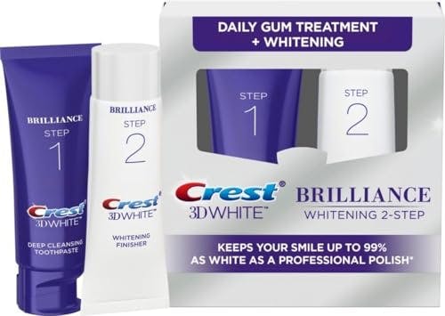 2 Crest 3D White Brilliance 2-Step Kits