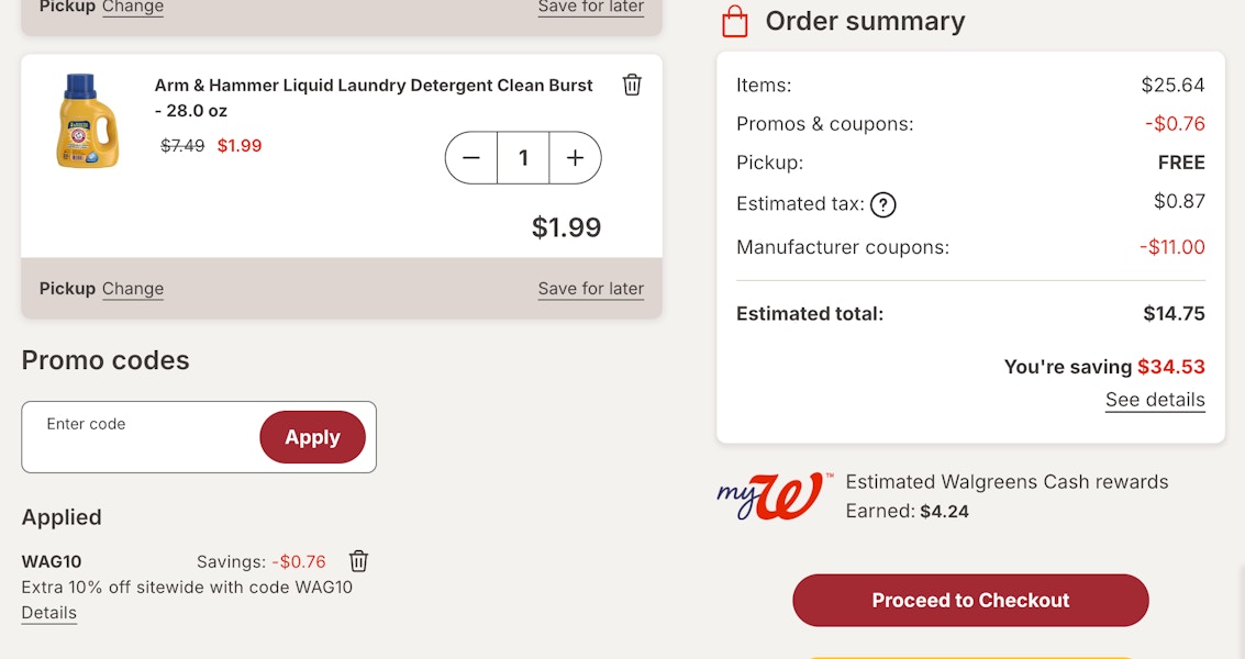 walgreens screenshot haul