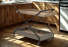 This Serving Cart Drops to $49.75 at The Home Depot (Reg. $199) card image