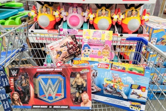 toys in a cart