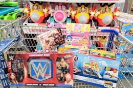 toys in a cart