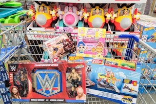 toys in a cart