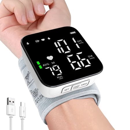 Rechargeable Wrist Blood Pressure Monitor