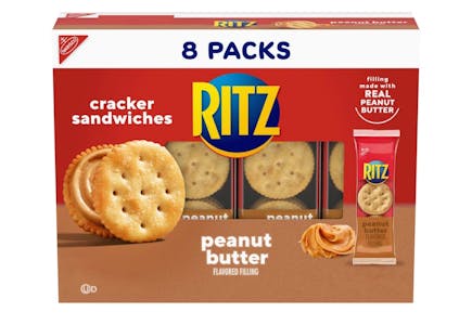 3 Ritz Peanut Butter Crackers Packs