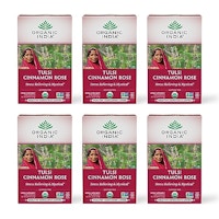ORGANIC INDIA Tulsi Rose Tea 6-Pack