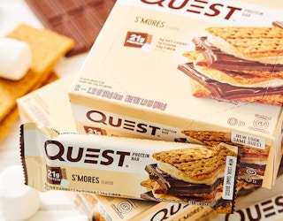 protein bars in a box