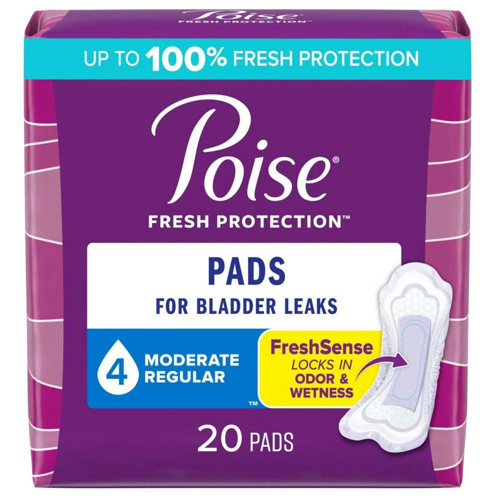 4 Poise Pad Packs