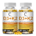 Vitamin D3 K2 Supplement 2-Pack
