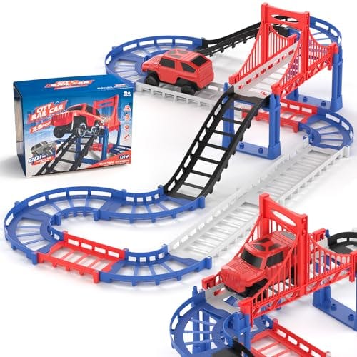 Kids' Construction Racetrack Set