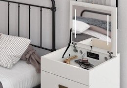 walmart compact vanity set