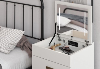 walmart compact vanity set