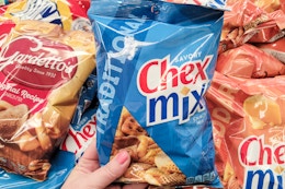 Bugles, Chex Mix, or Gardetto's Snack Mix, Only $1.49 at Kroger card image