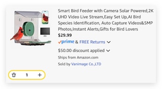smart bird feeder with camera