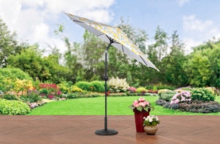 mainstays 9 ft lemon patio umbrella