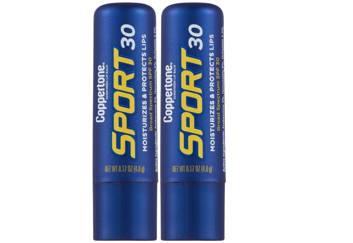2 Coppertone Lip Balms