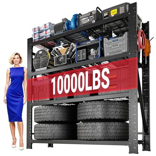 4-Tier Heavy Duty Shelving Unit