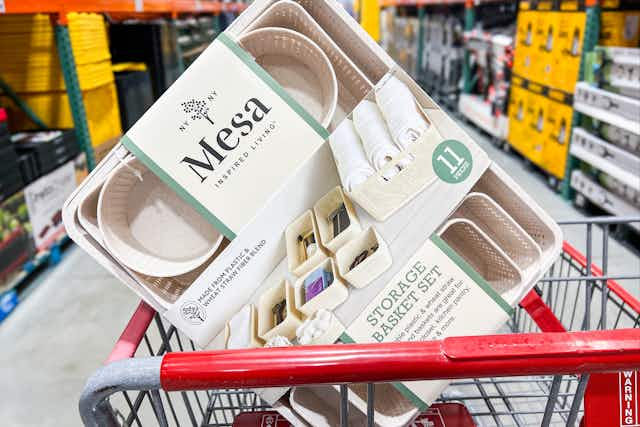 Mesa 11-Piece Storage Basket Set, Only $9.99 at Costco card image