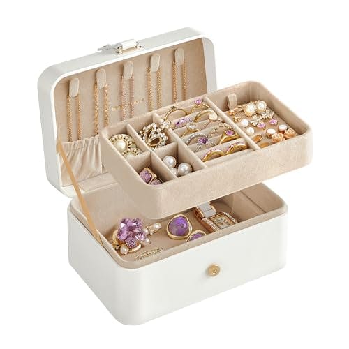SONGMICS Travel Jewelry Organizer