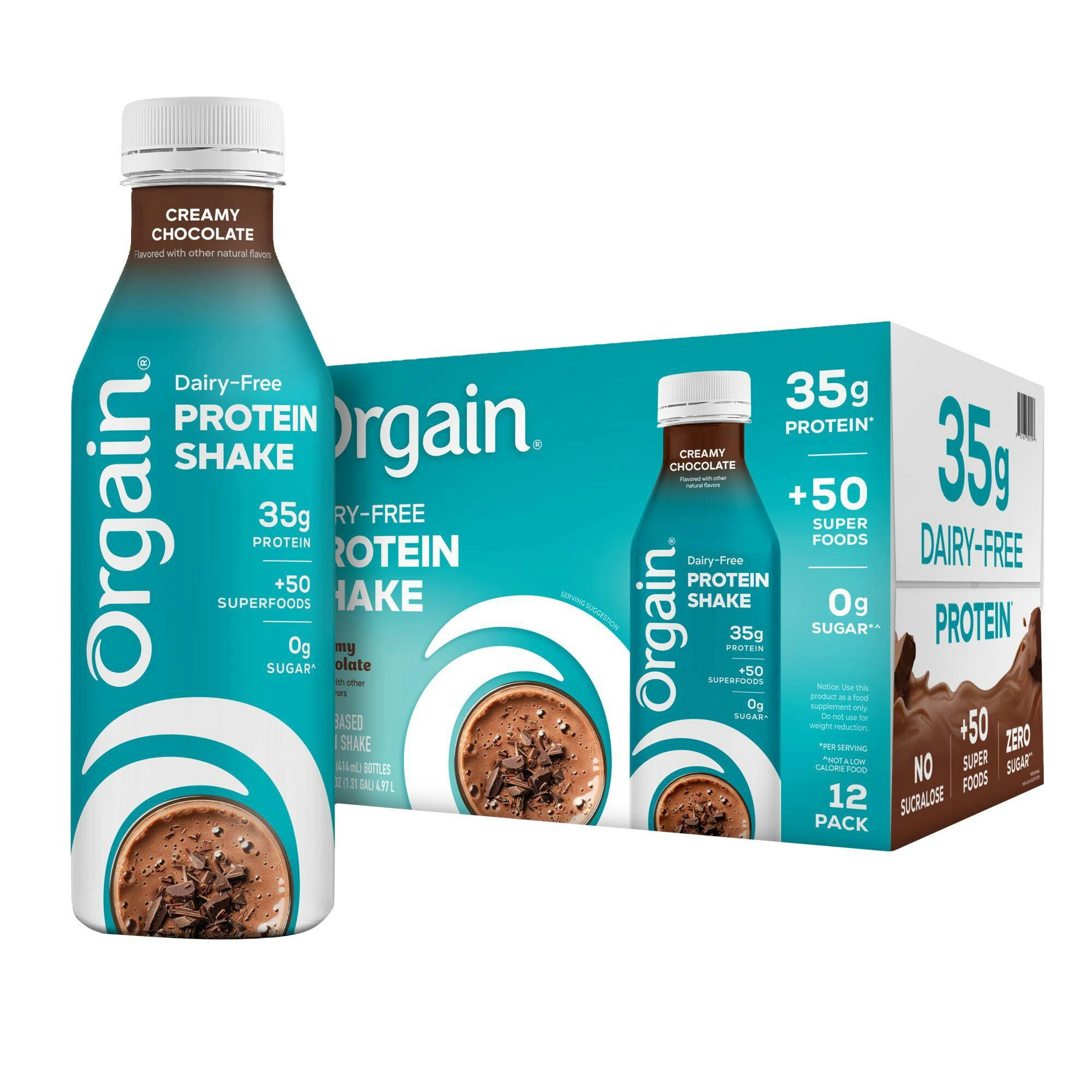 Orgain Protein Shakes 12-Pack