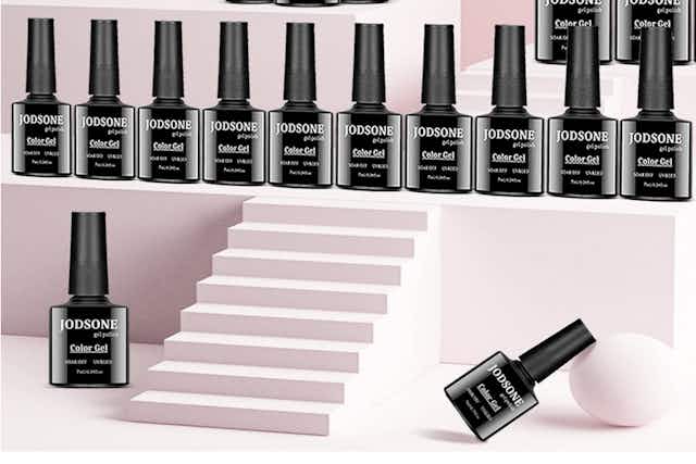 Gel Nail Polish 35-Piece Set, as Low as $15 on Amazon card image