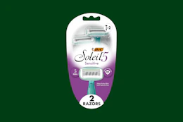 a bic soleil razor 2 pack