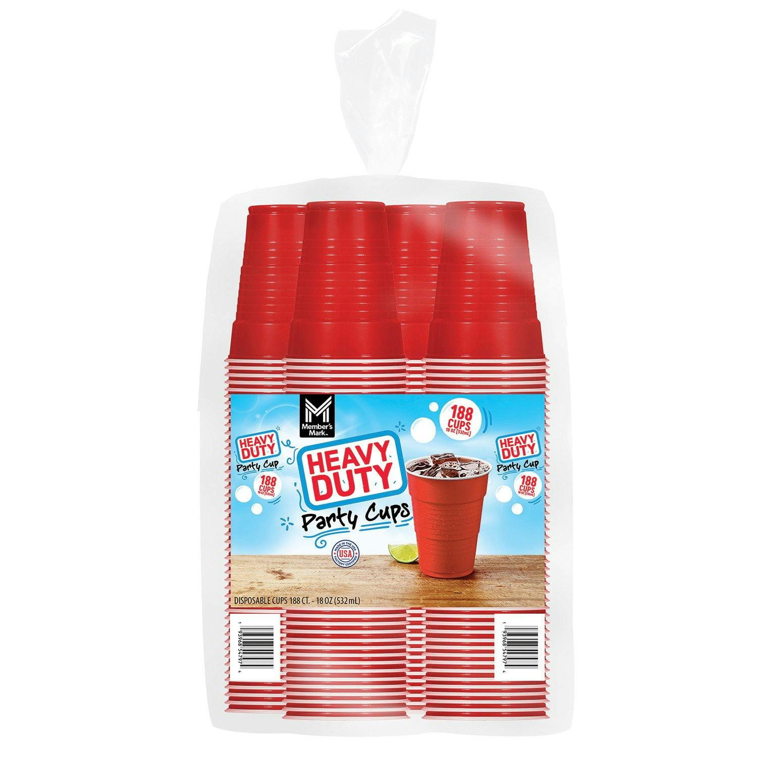 Member's Mark Red Cups Pack
