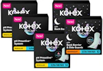 5 Kotex BioCare Pad Boxes